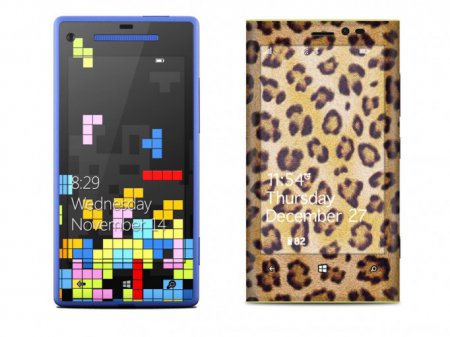 Интересные виниловые наклейки для HTC 8X и Nokia Lumia 920