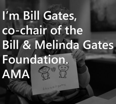 Билл Гейтс провёл свою первую сессию "Вопрос-Ответ"